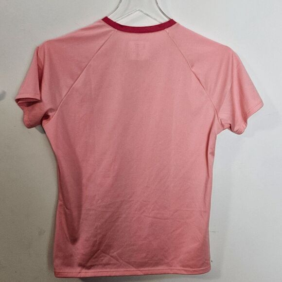 Patagonia Performance Base Layer Capilene V Neck Shirt Women's Pink/Red Size Med - Picture 2 of 4